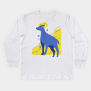 signe du zodiaque bélier Kids Long Sleeve T-Shirt